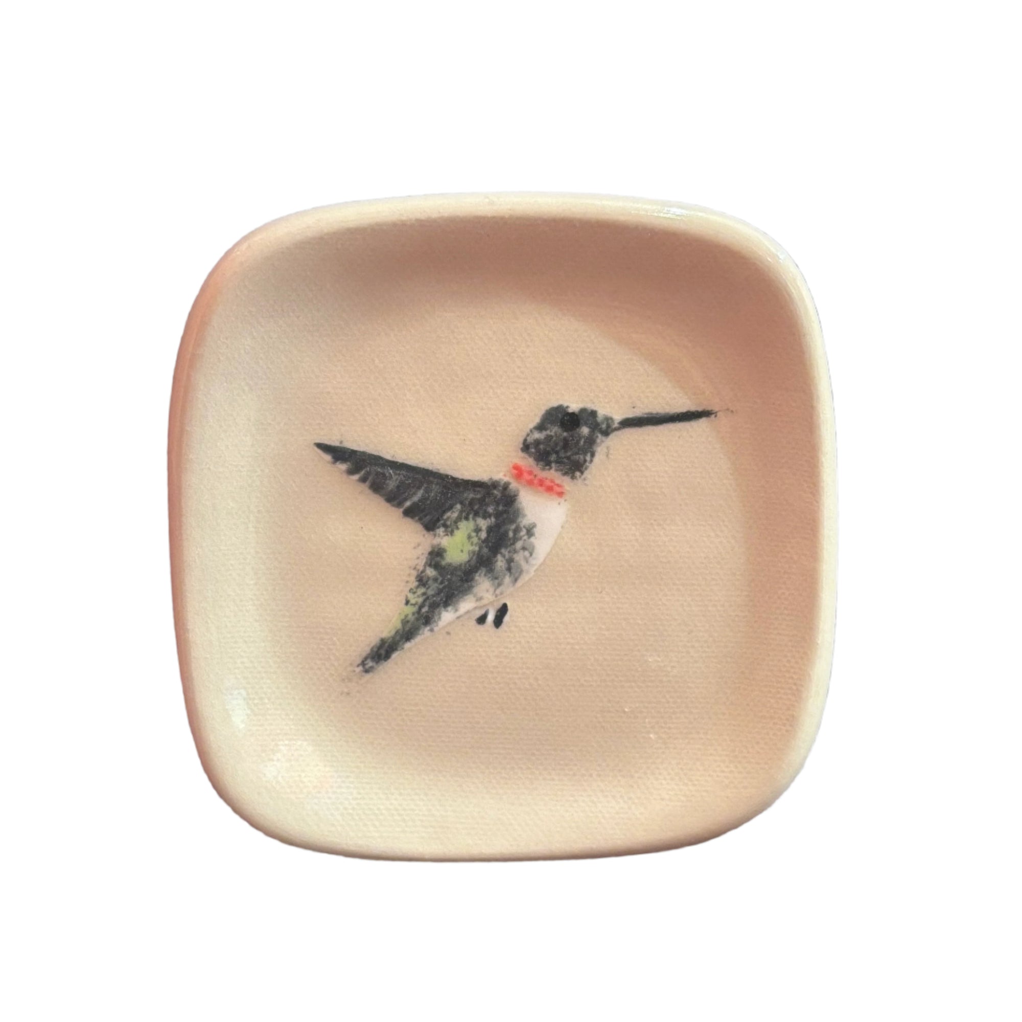 Susan Robertson Tea Bag Rest Hummingbird -  - Tea Bag Holder - House of Himwitsa Art Gallery