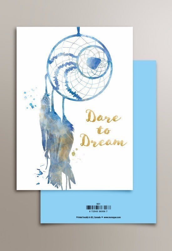 *Art Card Dare To Dream - *Art Card Dare To Dream -  - House of Himwitsa Native Art Gallery and Gifts
