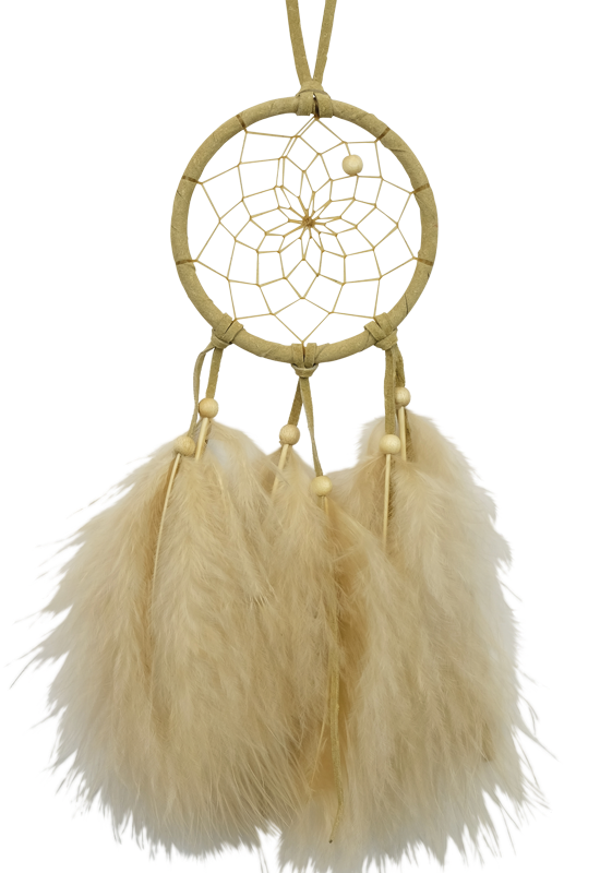 Dream Catcher 422TAN - Dream Catcher 422TAN -  - House of Himwitsa Native Art Gallery and Gifts