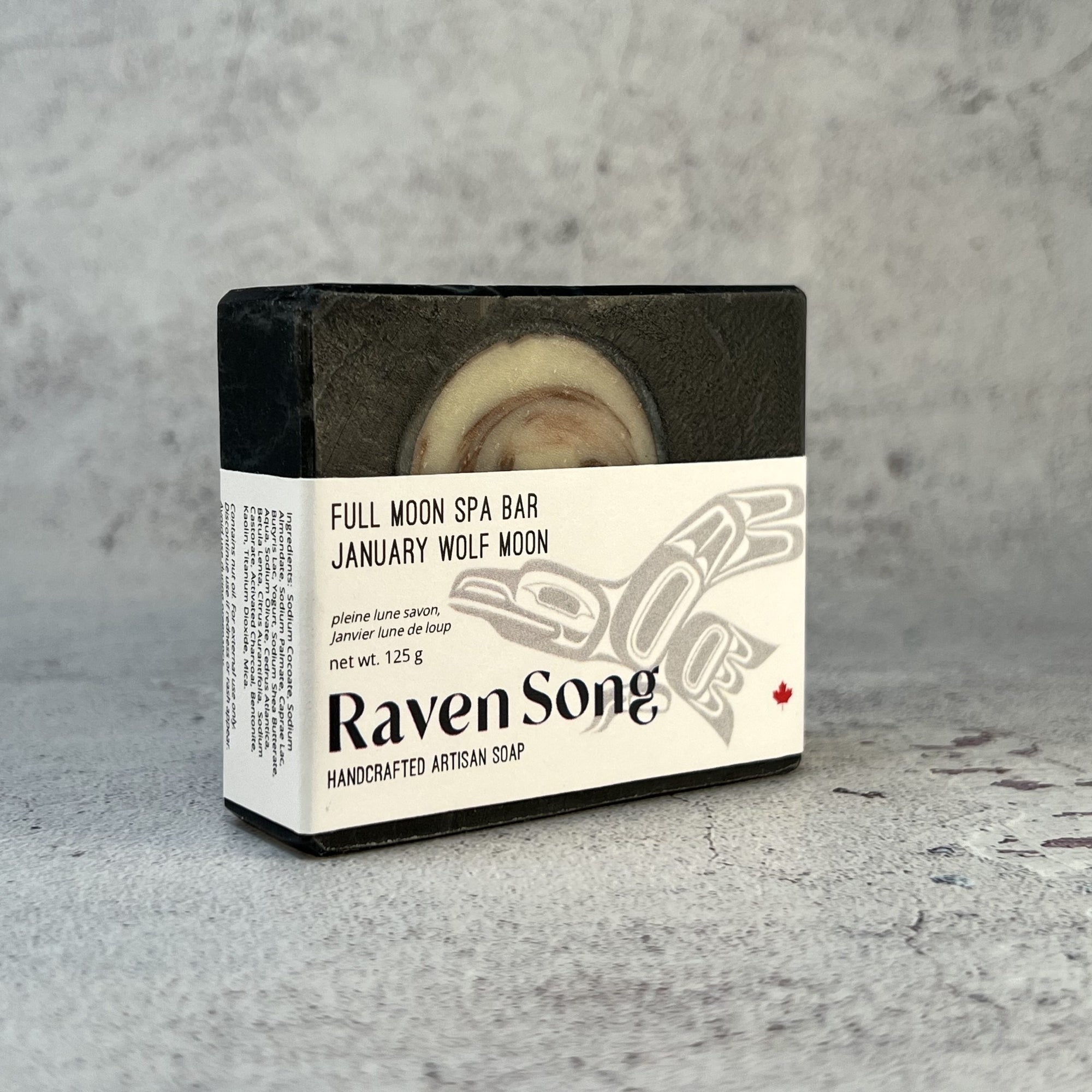Ravensong Full Moon- January Wolf Moon Soap -  -  - House of Himwitsa Art Gallery