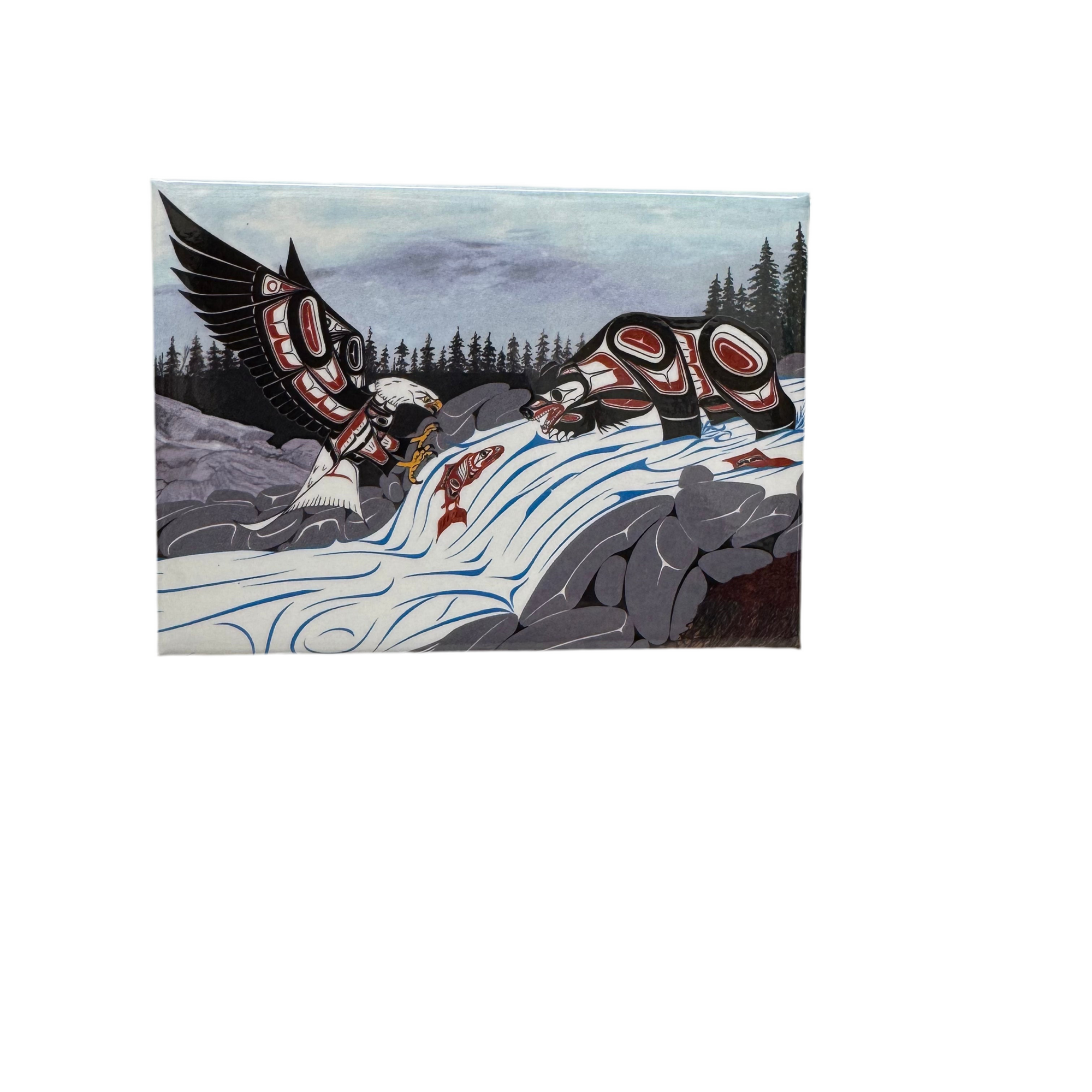 Magnet Richard Shorty Cycle Of Life -  - Magnet - House of Himwitsa Art Gallery