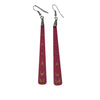 Raven Wolden Paddle Earrings -  - Earrings - House of Himwitsa Art Gallery