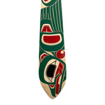 Cecilia Adams Paddle Mountain Grouse With Berries - Cecilia Adams - PADDLES - House of Himwitsa Art Gallery