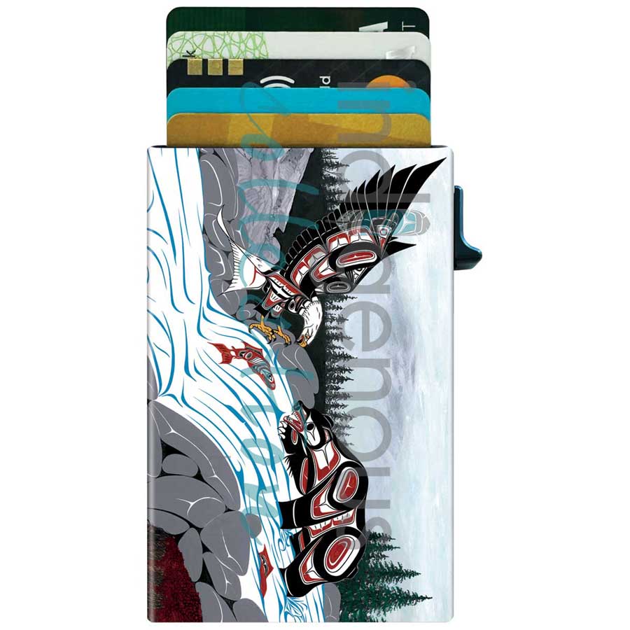 Metal Card Holder Richard Shorty Cycle of Life