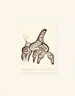 MATTED ART CARDS BILL REID -  - Matted Art Card - House of Himwitsa Art Gallery