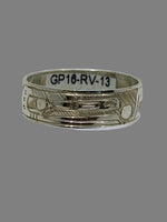 Gilbert Pat 5/16 Silver Rings - Pat Gilbert - Silver Ring - House of Himwitsa Art Gallery