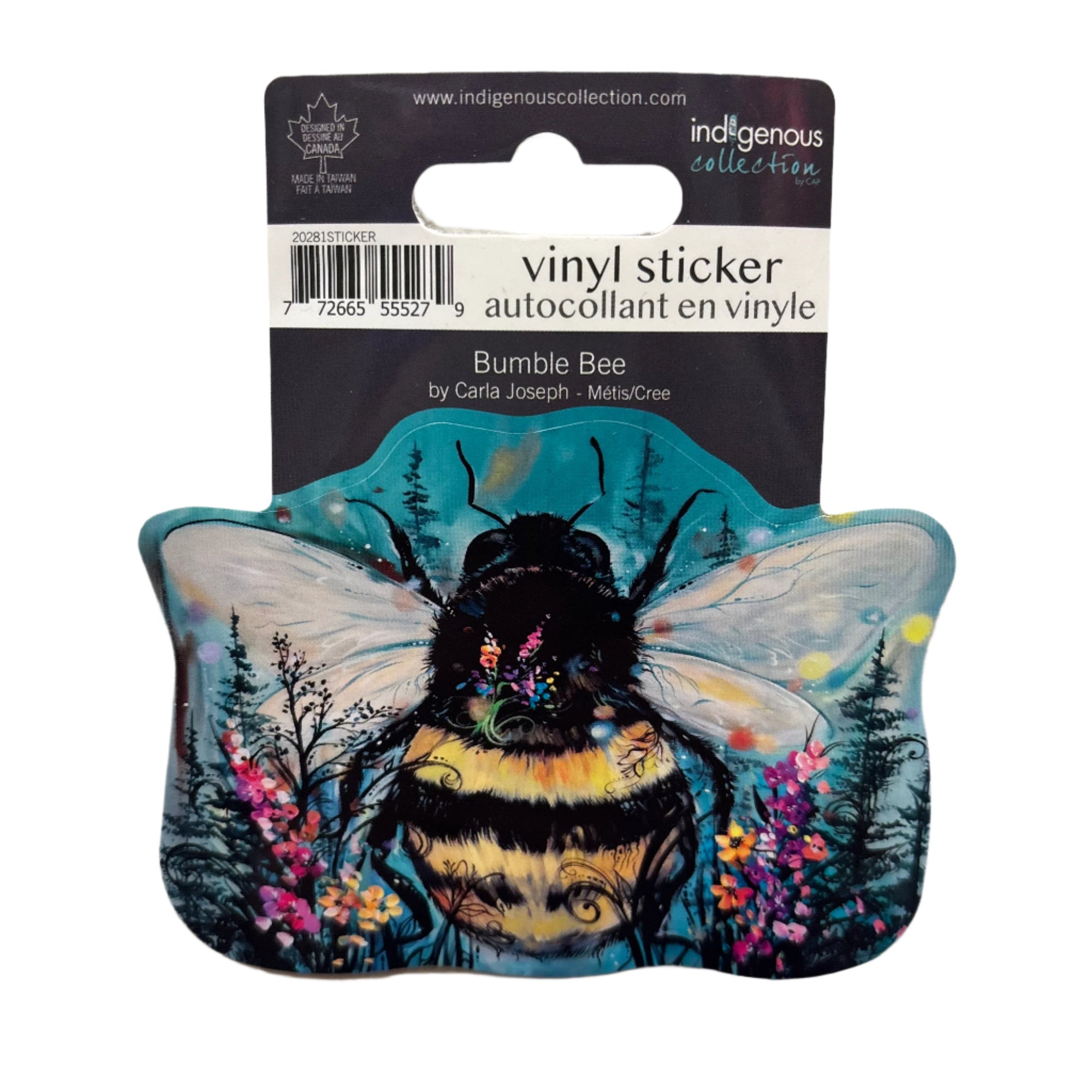 Vinyl Sticker Bumble Bee -  - Vinyl Sticker - House of Himwitsa Art Gallery