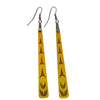 Raven Wolden Paddle Earrings -  - Earrings - House of Himwitsa Art Gallery