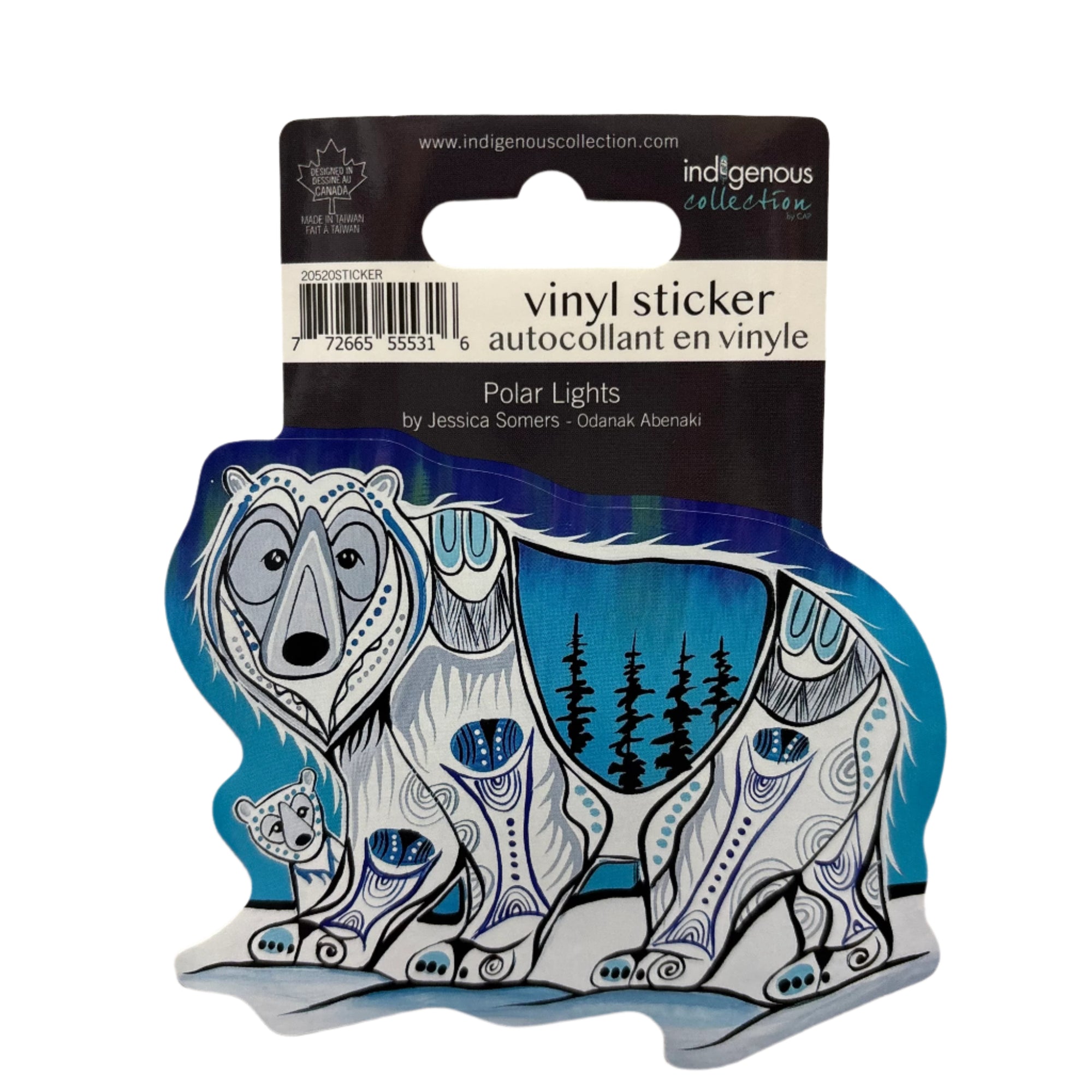 Vinyl Sticker Polar Lights -  - Vinyl Sticker - House of Himwitsa Art Gallery
