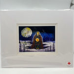 MATTED ART CARDS JESSICA SOMERS - Canadian Art Prints Inc. - Matted Art Card - House of Himwitsa Art Gallery