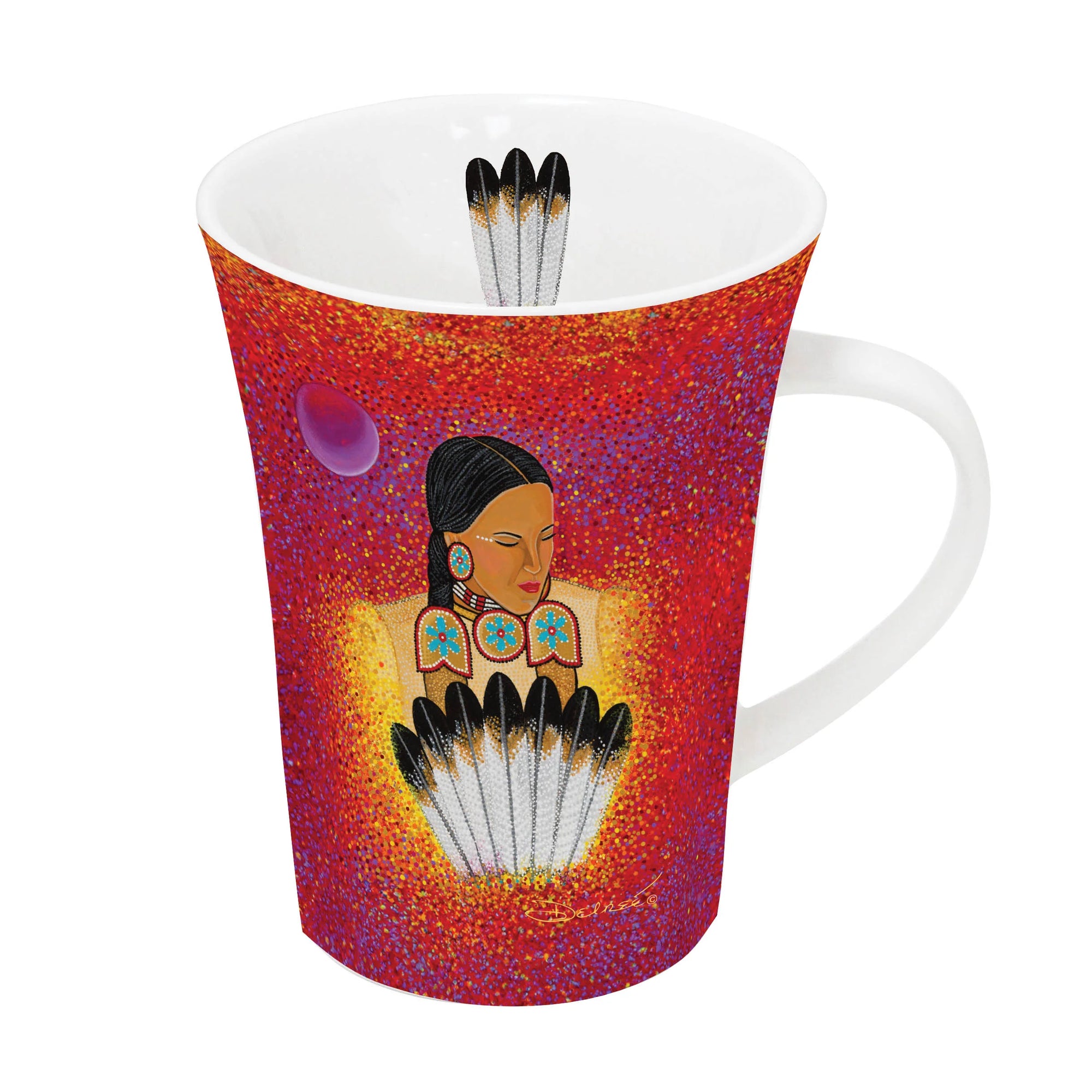 Porcelain Mug Delree Dumont Moon Whispers...Dance -  - Mugs - House of Himwitsa Art Gallery