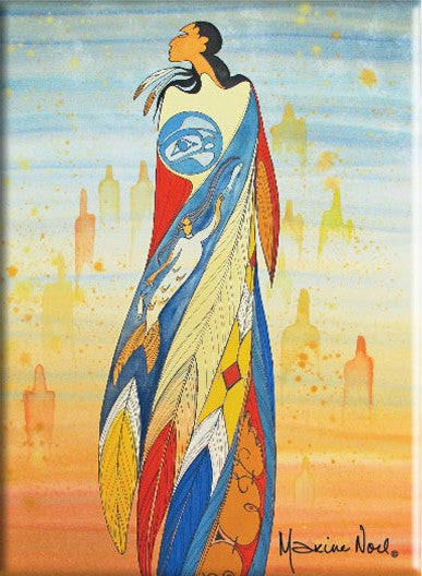 Magnet Maxine Noel Not Forgotten - Magnet Maxine Noel Not Forgotten -  - House of Himwitsa Native Art Gallery and Gifts