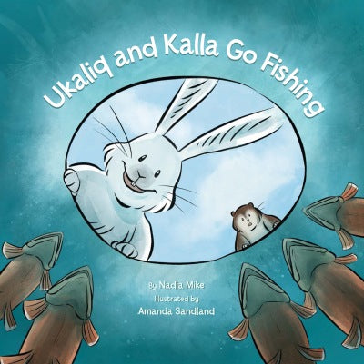Ukaliq and Kalla Go Fishing - Ukaliq and Kalla Go Fishing -  - House of Himwitsa Native Art Gallery and Gifts