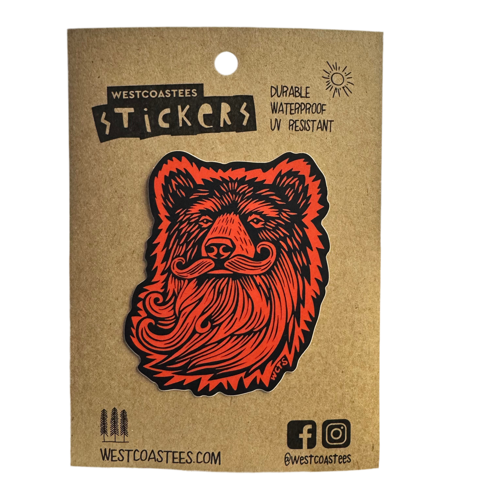 (Westcoastees Sticker Bear ‘d