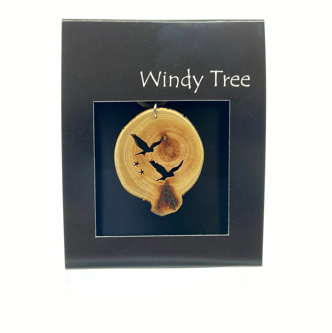 Windy Tree Pendants - Eagles - RWJ2023 - House of Himwitsa Native Art Gallery and Gifts