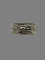 Gilbert Pat 5/16 Silver Rings - Pat Gilbert - Silver Ring - House of Himwitsa Art Gallery