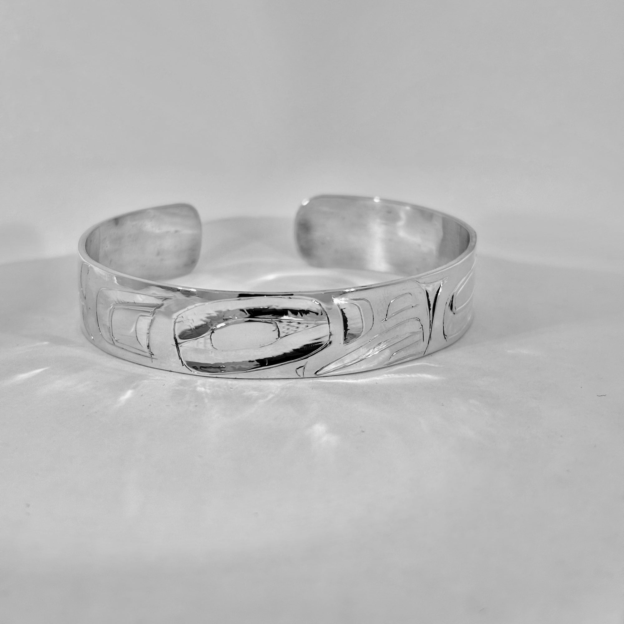 Alvin Adkins 1/2" Silver Eagle Bracelet