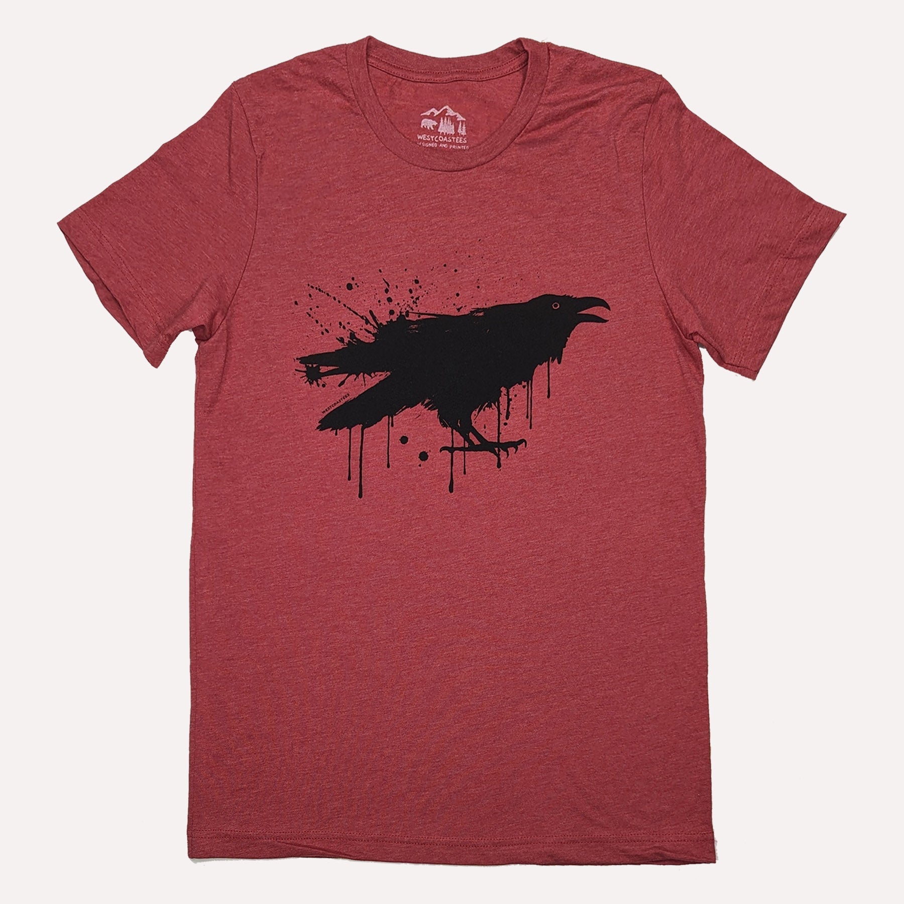 Westcoastees Unisex T-Shirt Raven Ink - Westcoastees - T-Shirt - House of Himwitsa Art Gallery