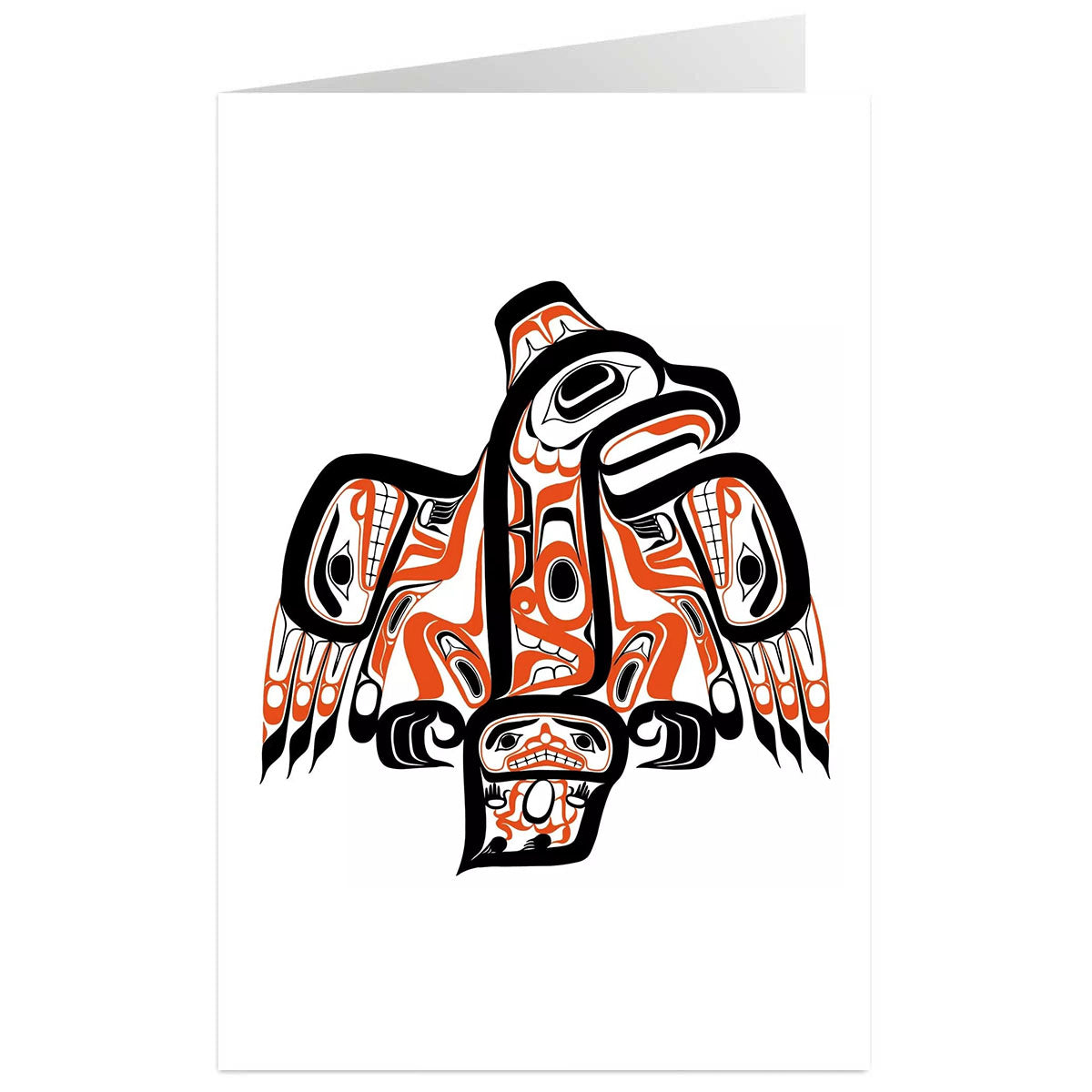 Art Card Bill Reid Haida Eagle Black -  - Art Card - House of Himwitsa Art Gallery
