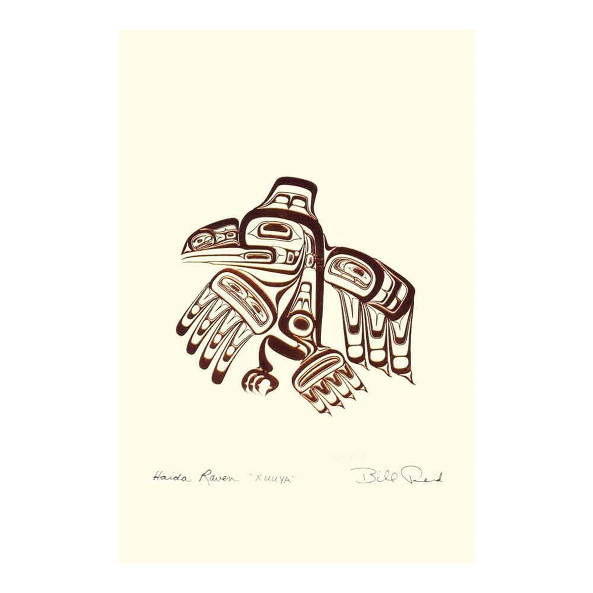 Art Card Bill Reid Haida Raven -  - Art Card - House of Himwitsa Art Gallery