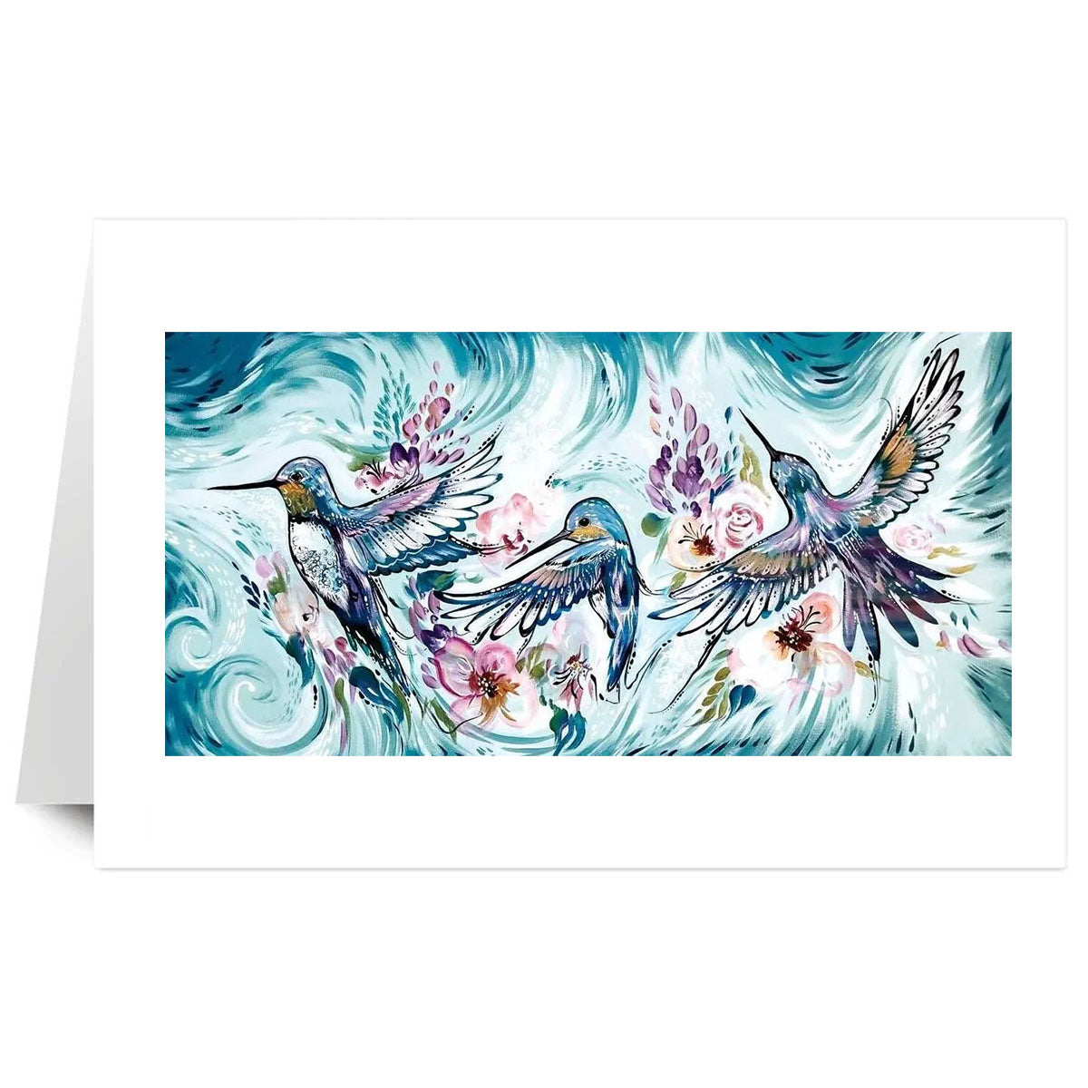 Art Card Carla Joseph Dance Of The Hummingbird -  - Art Card - House of Himwitsa Art Gallery