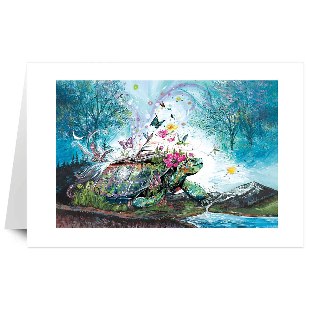 Art Card Carla Joseph Mystical Turtle -  - Art Card - House of Himwitsa Art Gallery