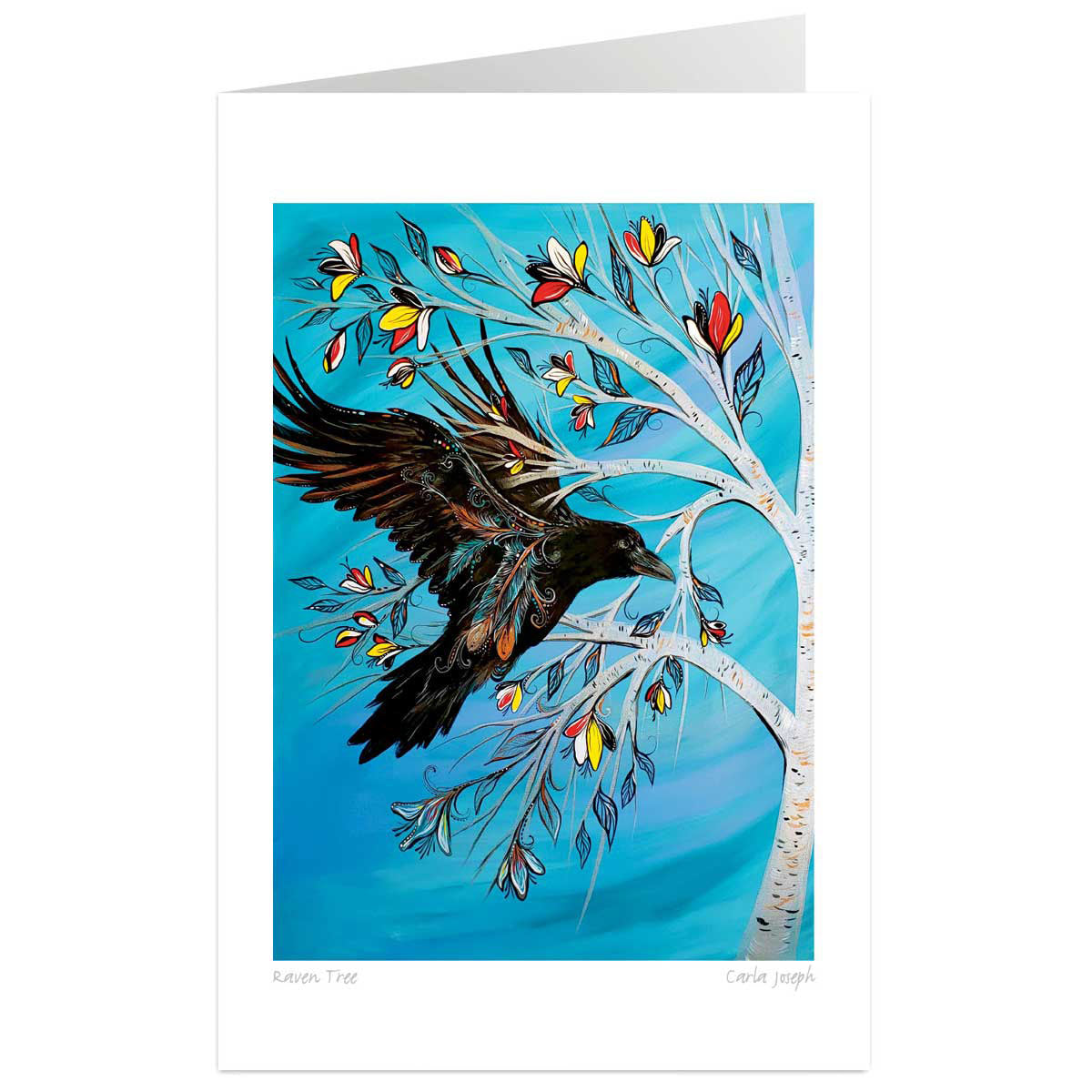 Art Card Carla Joseph Raven Tree