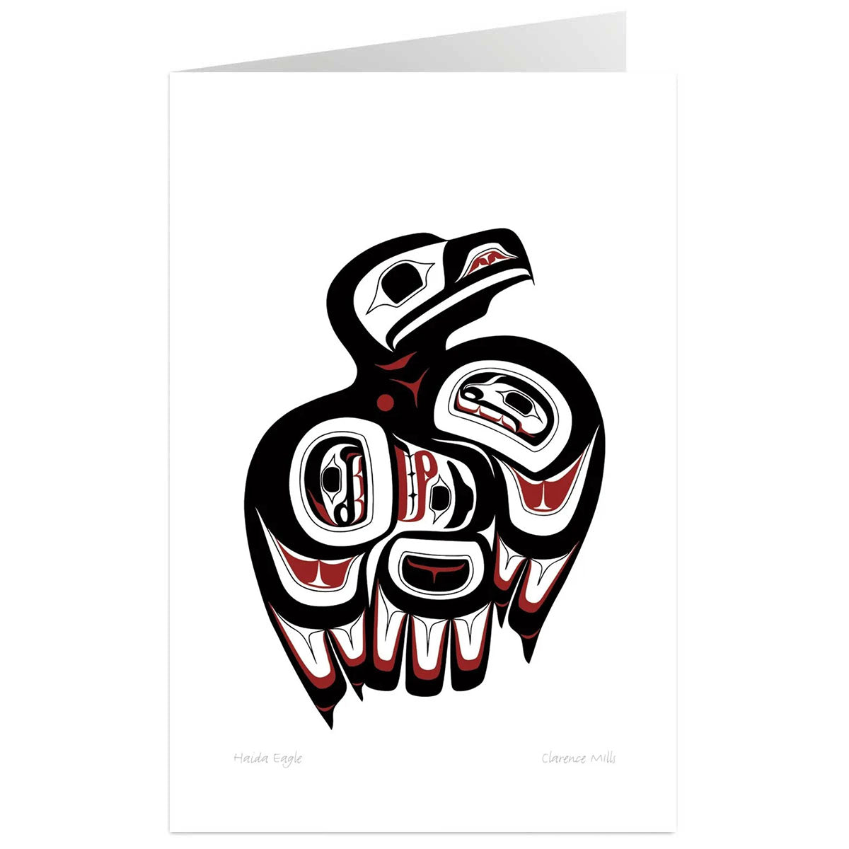 Art Card Clarence Mills Haida Eagle -  - Art Card - House of Himwitsa Art Gallery