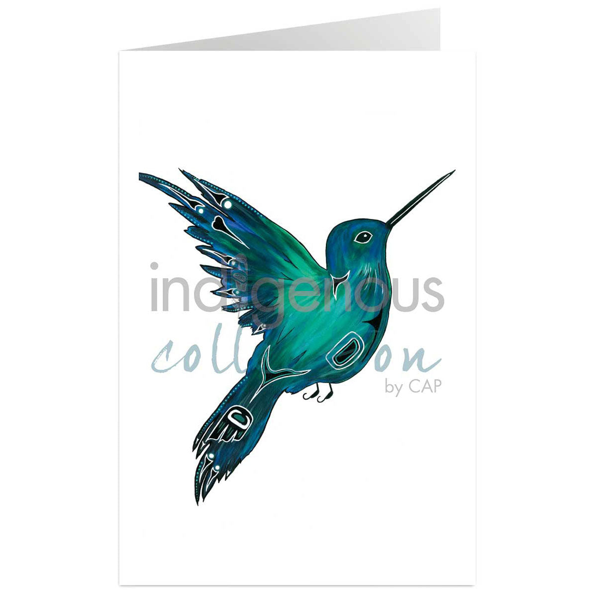 Art Card Diane Levesque Hummingbird -  - Art Card - House of Himwitsa Art Gallery