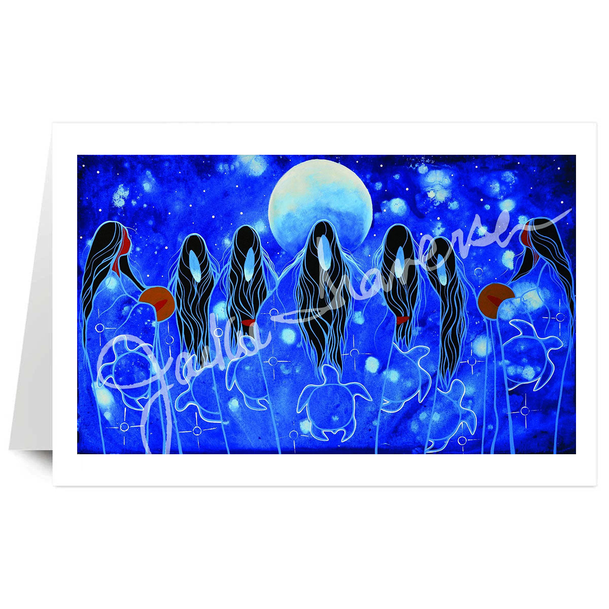 Art Card Jackie Traverse Full Moon Ceremony -  - Art Card - House of Himwitsa Art Gallery