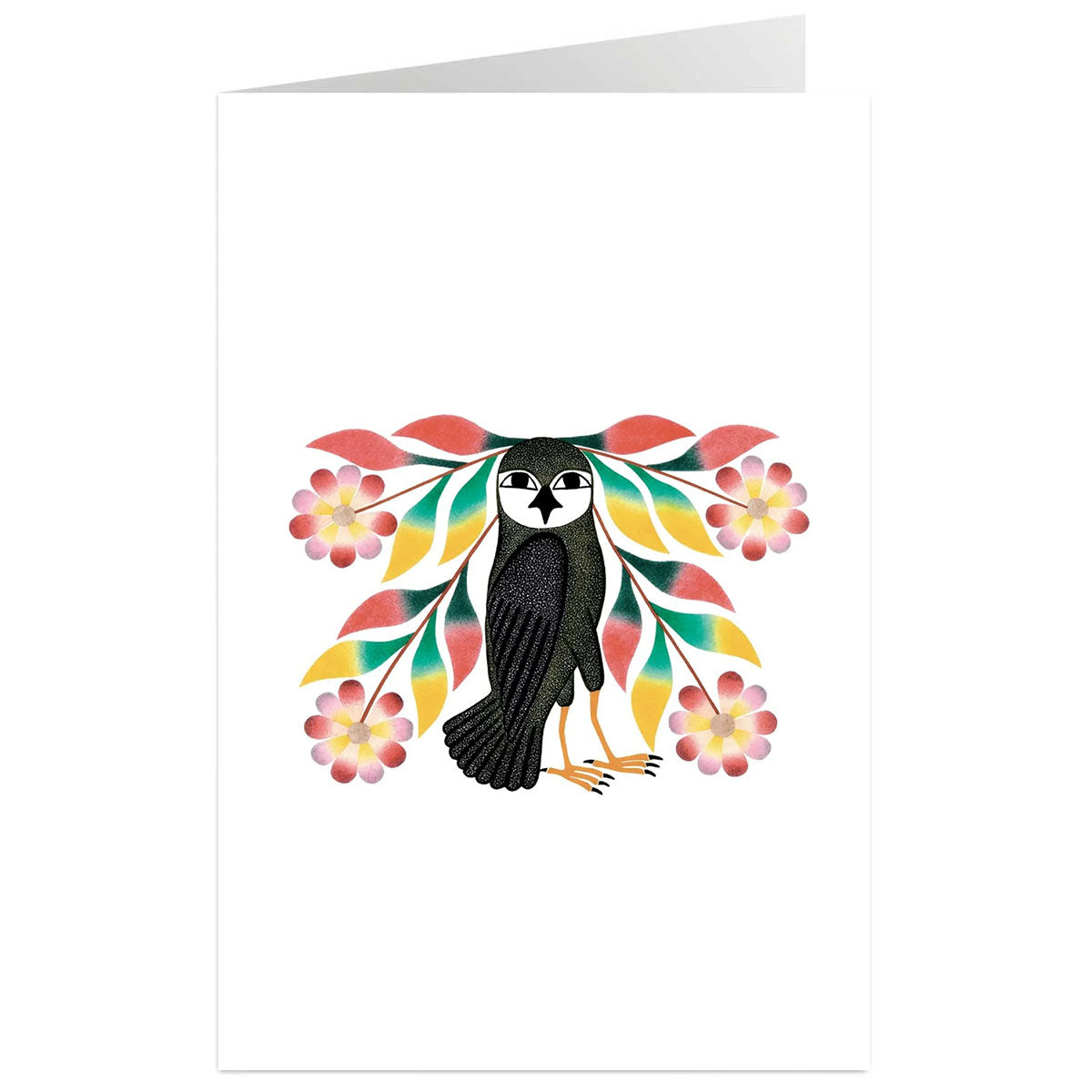 Art Card Kenojuak Ashevak Owl's Bouquet