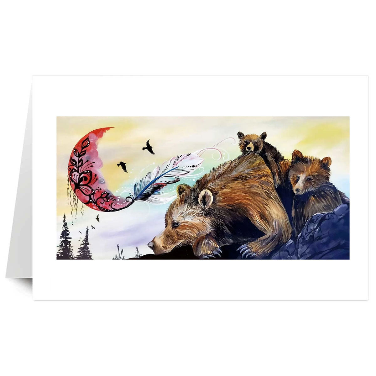 Art Card Karen Erickson Mother Bear I -  - Art Card - House of Himwitsa Art Gallery