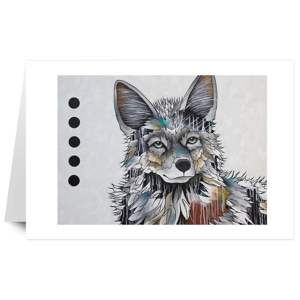 Art Card Micqaela Jones Prairie Wolf