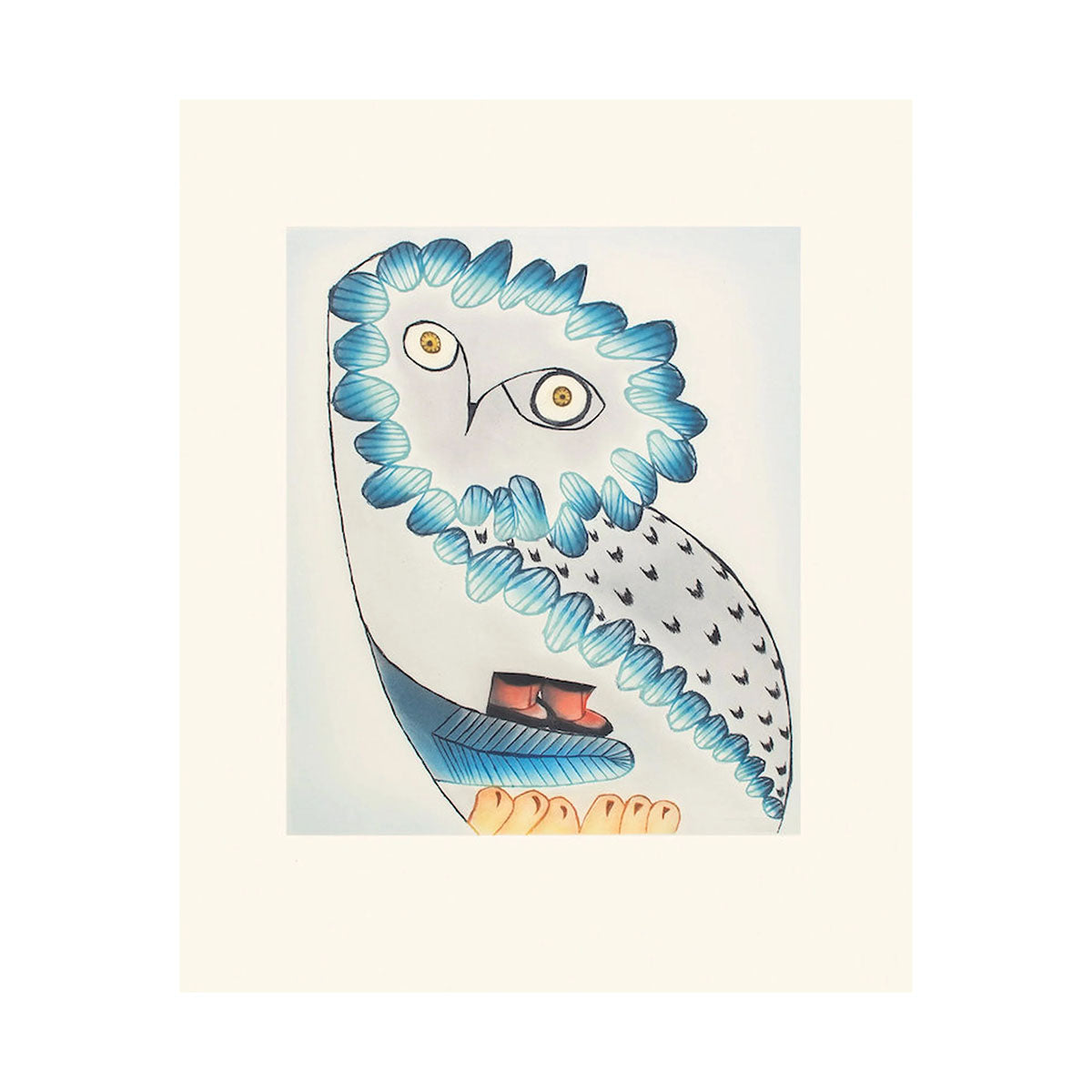 Art Card Ningiukulu Teevee  Owls Bequest