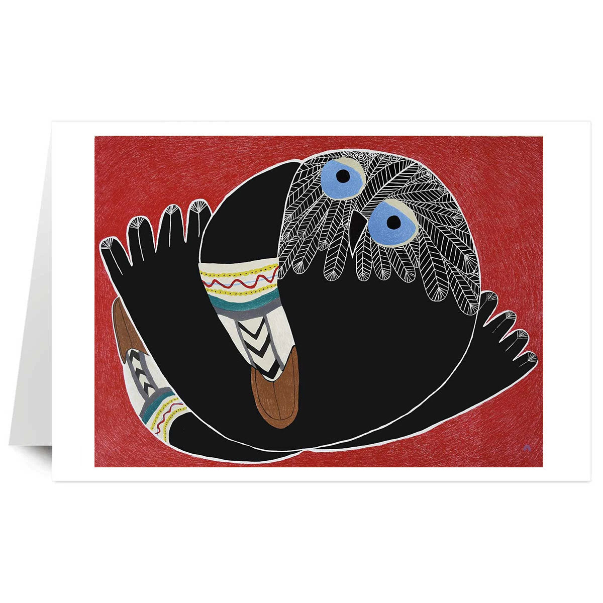 Art Card Ningiukulu Teevee  Stepping Out -  - Art Card - House of Himwitsa Art Gallery