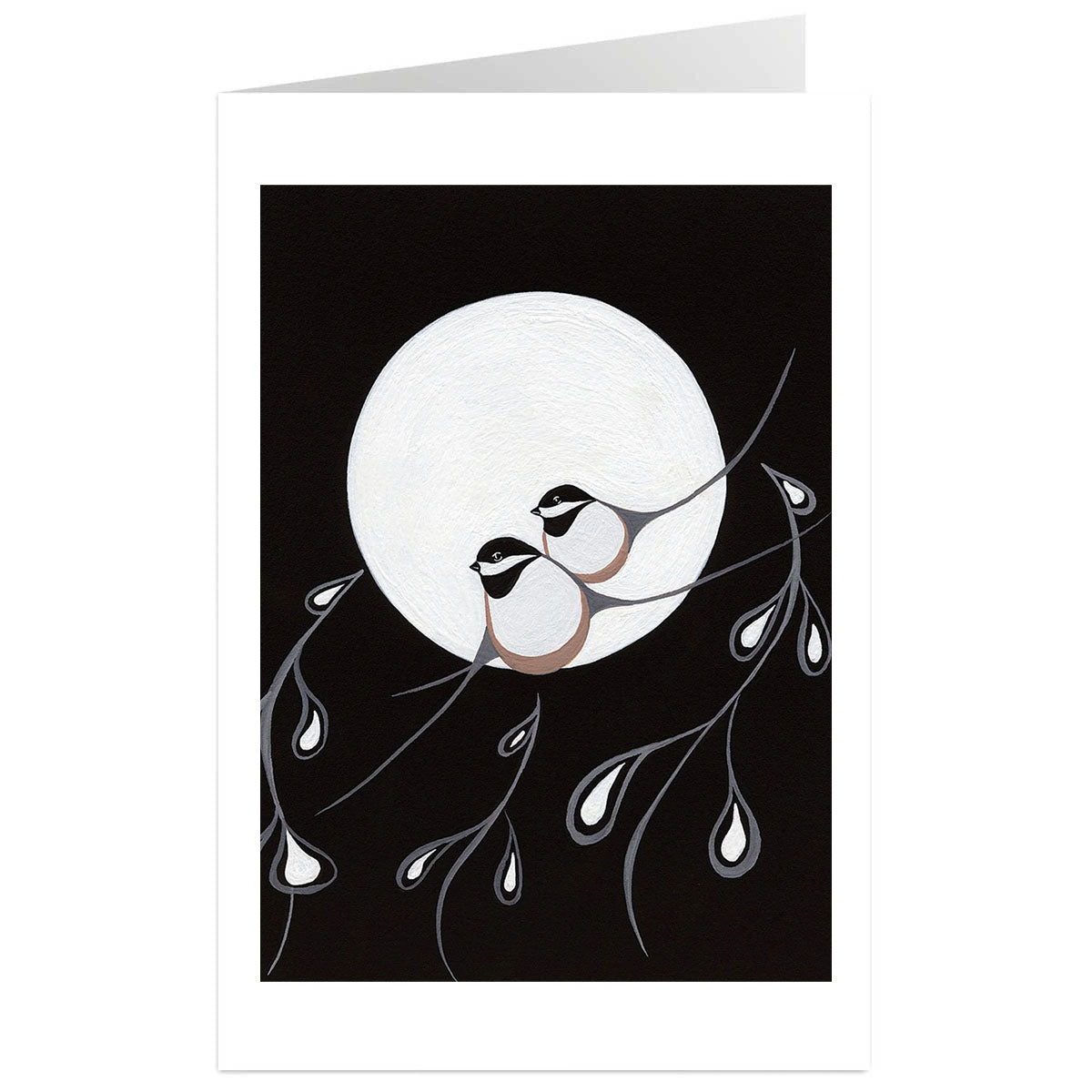 Art Card Rick Beaver Wintery Traverrse -  - Art Card - House of Himwitsa Art Gallery