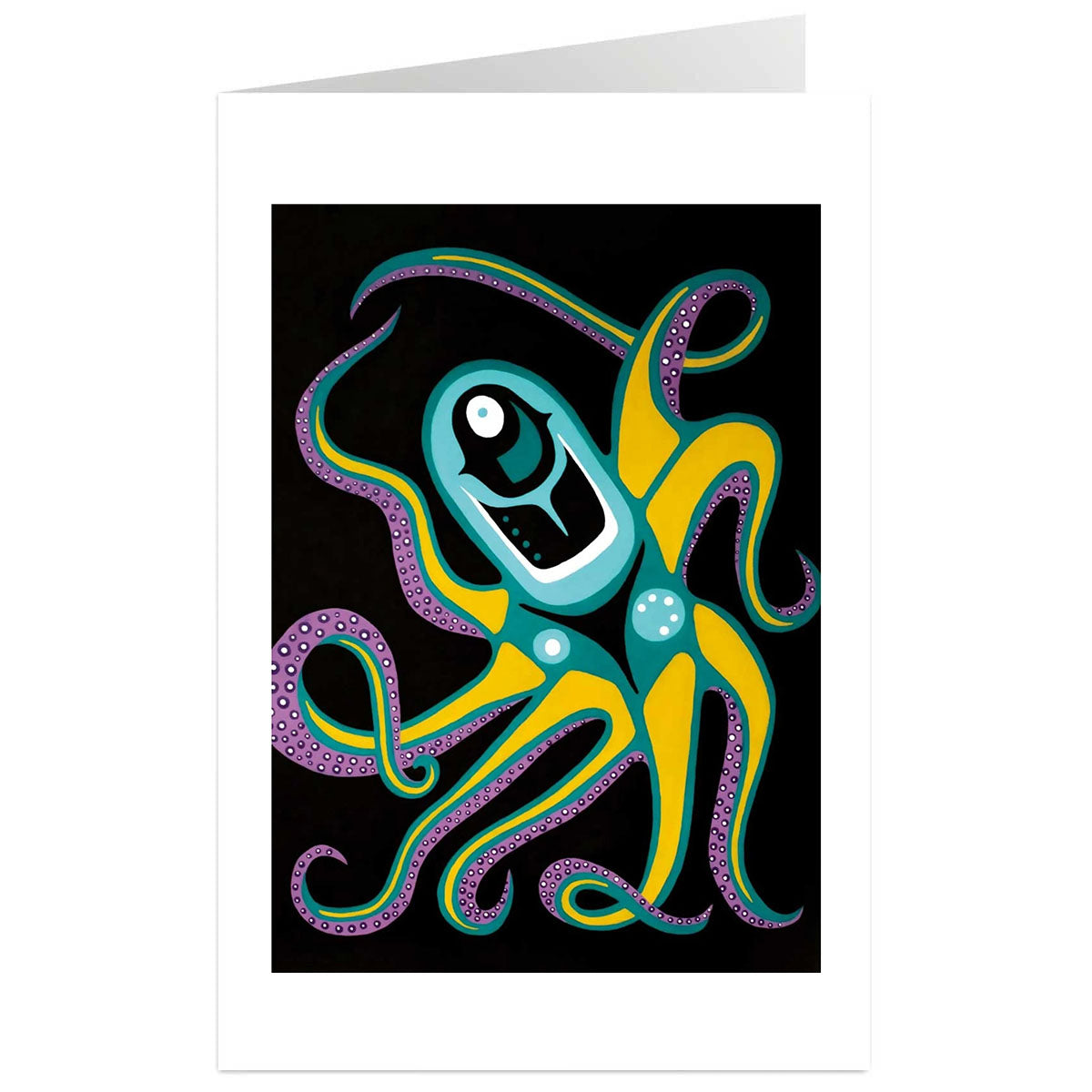 Art Card Shana Yellow Calf Octopus