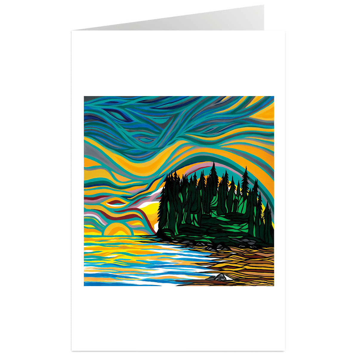 Art Card Shawna Boulette Grapentine Back To My Roots -  - Art Card - House of Himwitsa Art Gallery