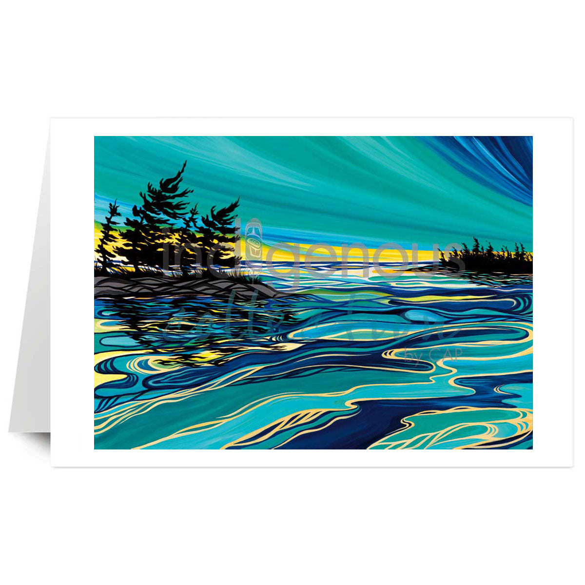 Art Card Shawna Boulette Grapentine In Life's Chaos Find Your Calm -  - Art Card - House of Himwitsa Art Gallery
