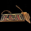 James Michels Eagle Canoe Box -  - Canoe box - House of Himwitsa Art Gallery