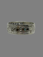 Gilbert Pat 5/16 Silver Rings - Pat Gilbert - Silver Ring - House of Himwitsa Art Gallery