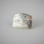 Grant Pauls Silver/14k gold Belt Buckle Eagle -  - Belt buckle - House of Himwitsa Art Gallery