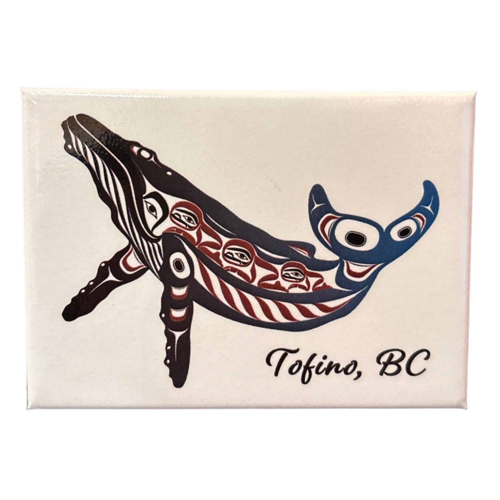 Magnet TOFINO Mark Preston Humpback Whale -  - Magnet - House of Himwitsa Art Gallery