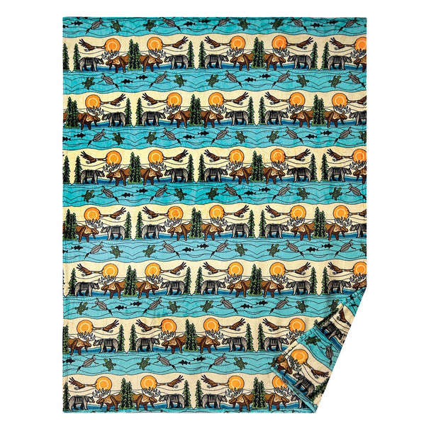 Fleece Blanket Storm Angeconeb All My Relatives