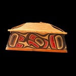 James Michels Eagle Canoe Box -  - Canoe box - House of Himwitsa Art Gallery