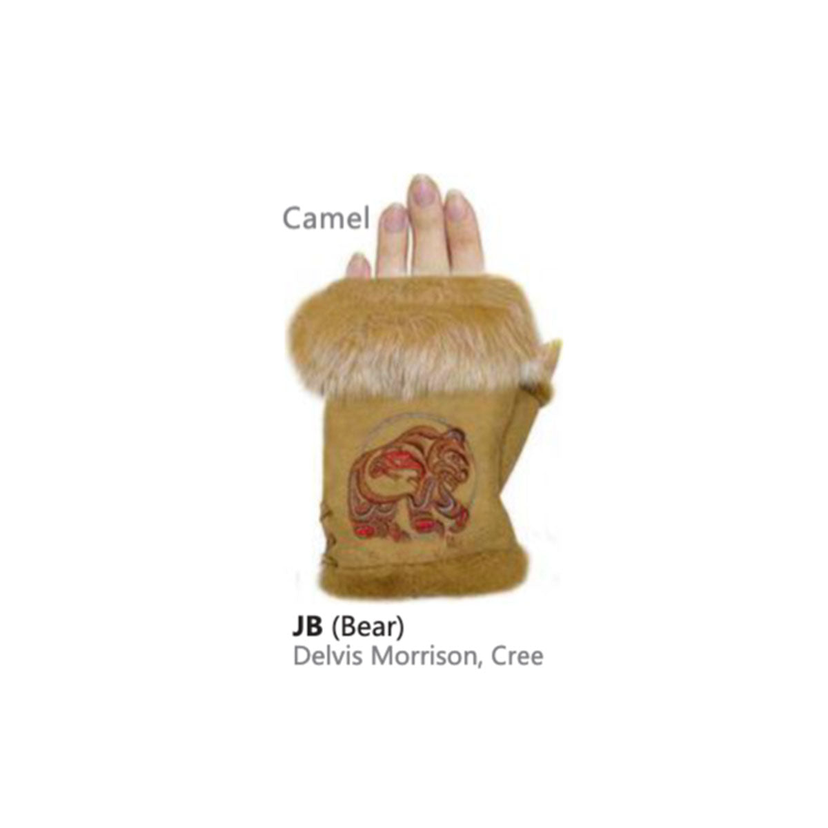 Texting Glove Bear Camel