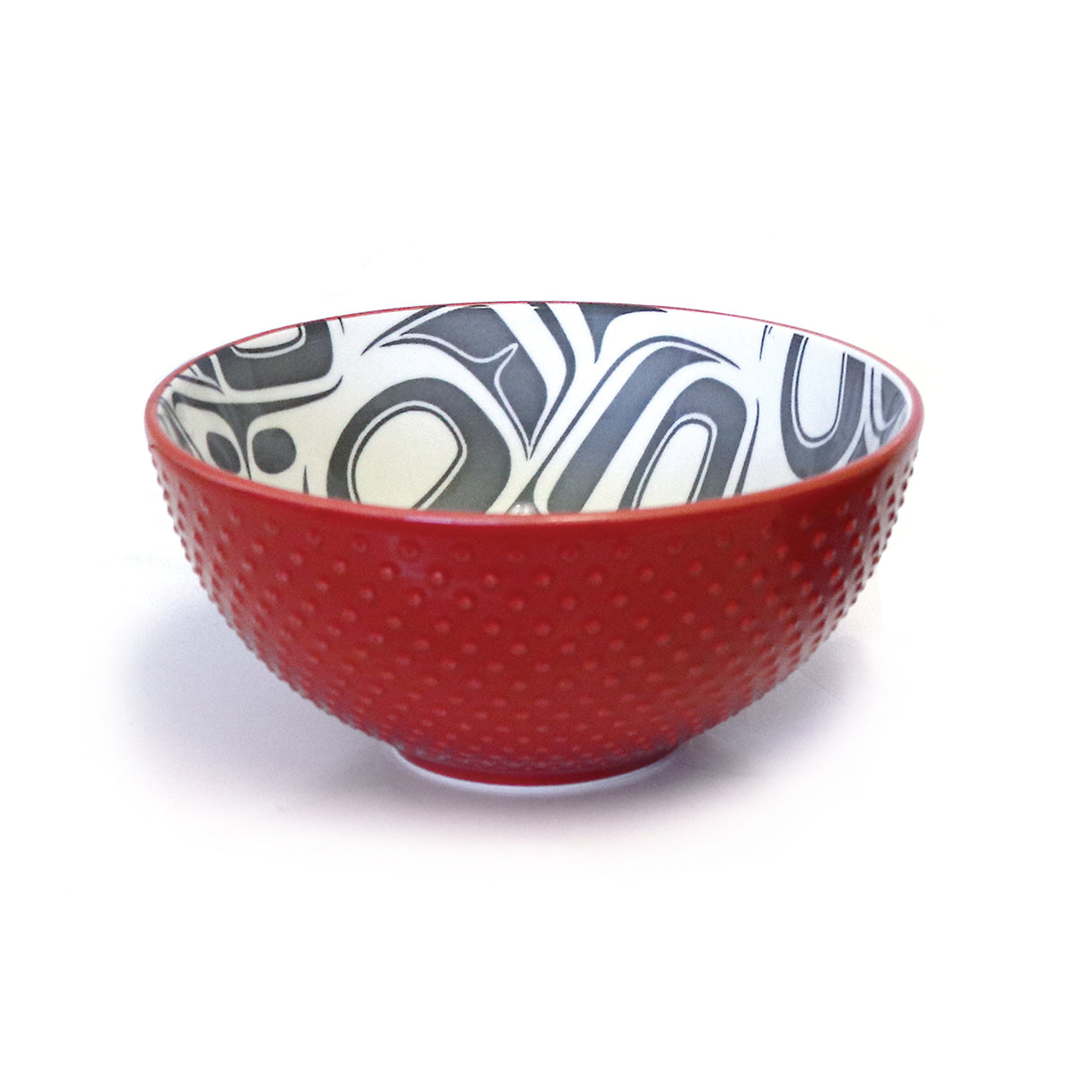 Porcelain Bowl Med Transforming Eagle - Porcelain Bowl Med Transforming Eagle -  - House of Himwitsa Native Art Gallery and Gifts