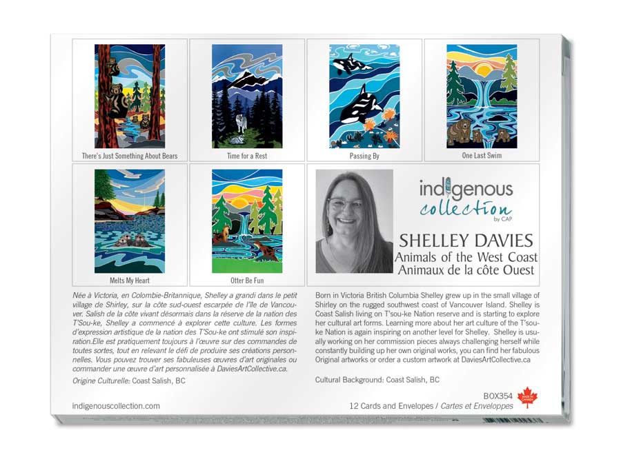 Box Cards Shelley Davies Animals of the West Coast