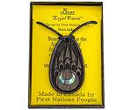 WOOD PENDANTS - Dark Walnut / Bear - 210WPD - House of Himwitsa Native Art Gallery and Gifts