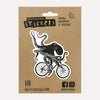 Westcoastees Biking Octopus Sticker - Westcoastees Biking Octopus Sticker -  - House of Himwitsa Native Art Gallery and Gifts